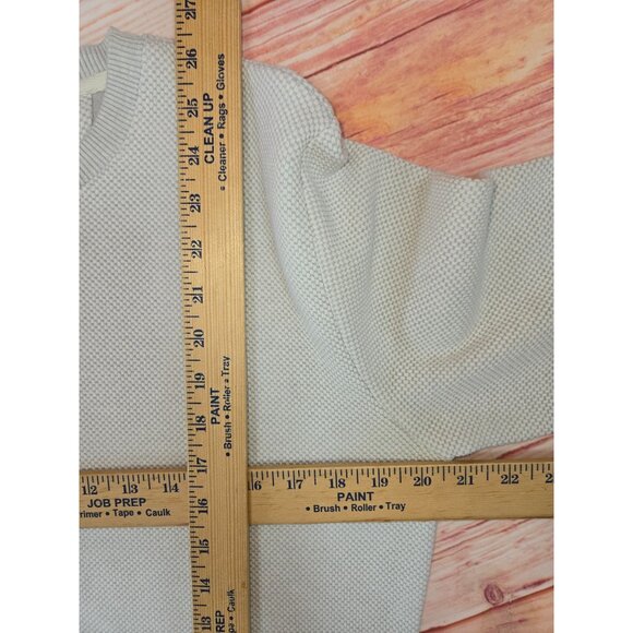 Zara Mens Textured Knit Crewneck Sweater Medium - Picture 8 of 8